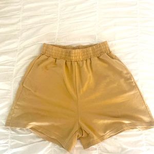 Yellow shorts